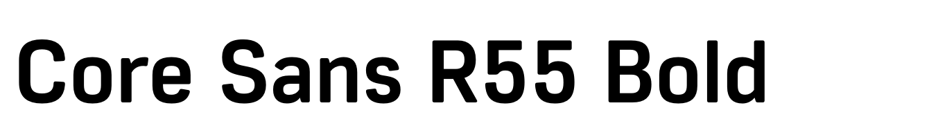 Core Sans R55 Bold